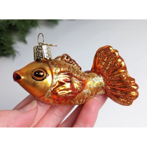 Graceful Goldfish Old World Christmas Ornament - Picture 5 of 6